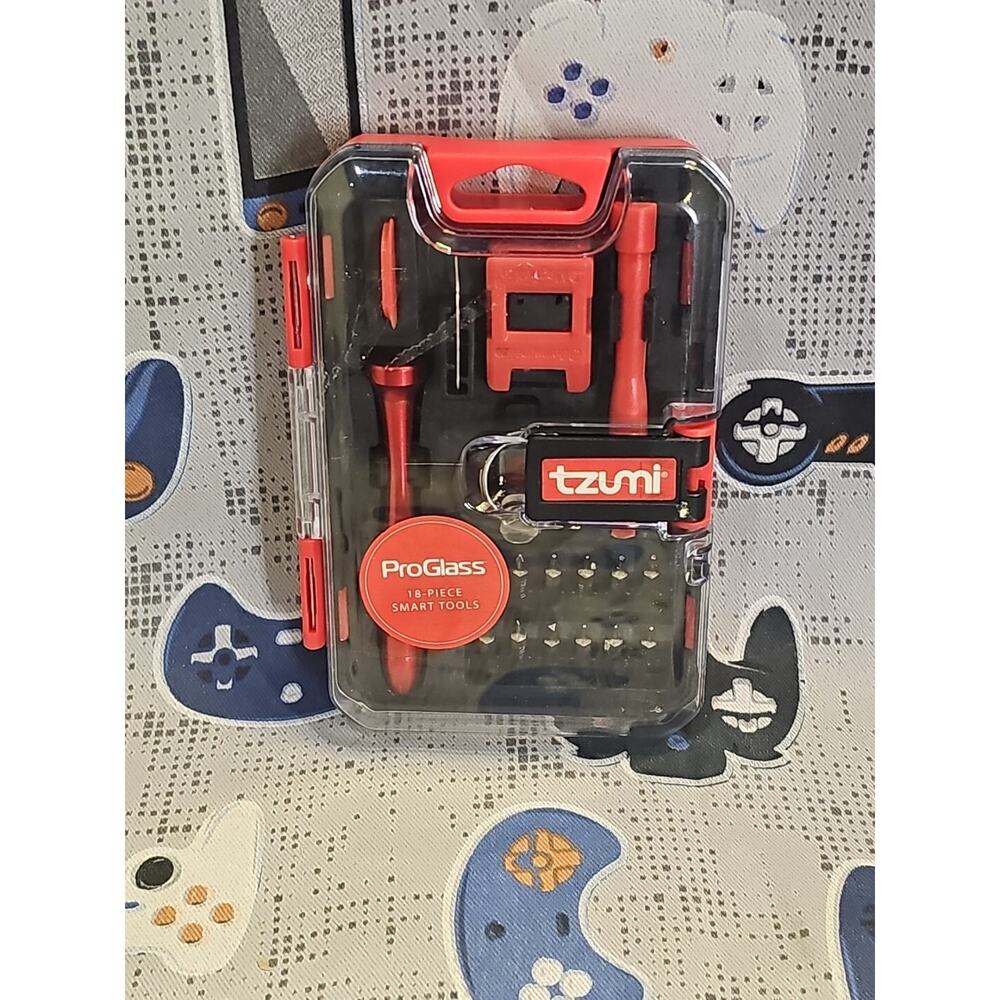 Tzumi ProGlass 18-Piece Smart Tool Set Use On Smartphones *OPEN BOX NEW*